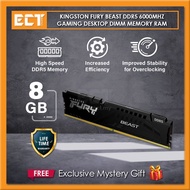 Kingston Fury Beast DDR5 8GB 16GB 32GB 6000MHz Gaming Desktop DIMM Memory Ram - Black
