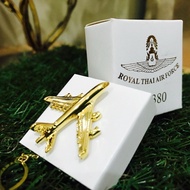 Ting Plane A380 Silver Gold Airbus Aircraft Tug