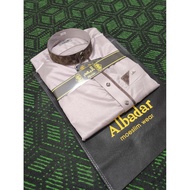 Albadar polyester premium non-cuffed robe | Men's long-sleeved non-cuffed robe