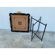 ROMCO Champion Carrom Board w/ Carrom Stand (Carrom Men Included)