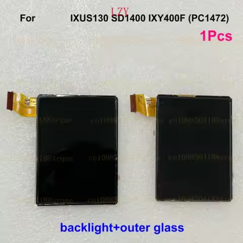 1pc Camera LCD Screen Display Panel for Canon IXUS130 SD1400 IXY400F PC1472 Parts