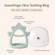 [Green Finger Bebegrow] Star Wrist Teether Set for Baby – Safe Silicone Teething Toy MINT COLOR | In