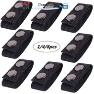 CHAMPIONO 1/4/8Pcs Belt Buckle Durable Double Snaps Outdoor Nylon Strap