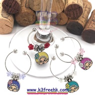 Atelier Monchhichi Swarovski 司華洛世奇水晶 酒杯環套裝