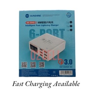 USB PORT ADAPTOR CHARGER 6 PORT