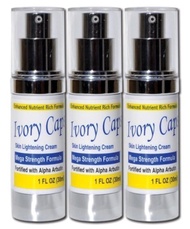 (3 PACK) Ivory Caps Mega Strength Skin Lightening Cream 1 FL OZ
