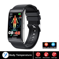 New Blood Glucose Health Smart Watch Men ECG+PPG Blood Fitness Trackers IP68 Waterproof Sport Ladies Smartwatch