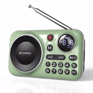 SANSUI F21 Bluetooth Speakers Mini Wireless Portable FM Radio for the Elderly Multifunctional Outdoo