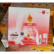 V Fresh Roll on Caplang Aromatherapy Hot Oil 1 box contains 12 pcs