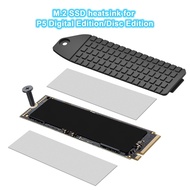 For PS5 Game Console Cooler NVME M.2 SSD Heatsink Hard Drive Radiator Cooling Metal Sheet Theal Pad for PS5 M.2 Cooler