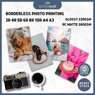 【GOOD DAZE】Premium Photo Printing Cuci Gambar 冲洗照片 3R 4R 5R 6R 8R 10R A4 A3 Photo Print Photo Frame