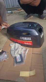 KAP MESIN TEMPEL YAMAHA 15PK / TUTUP KAP MESIN TEMPEL YAMAHA 15PK