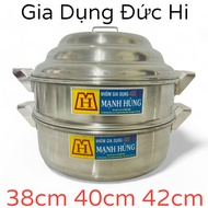 Manh Hung Premium 2-Tier Steamer Size 38cm 40cm 42cm - Steamer Basket 38cm 40cm 42cm Steamer