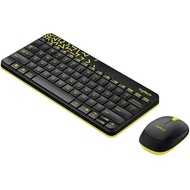 คีย์บอร์ด KEYBOARD + MOUSE WIRELESS (คีย์บอร์ดและเม้าส์ไร้สาย) สีดำ LOGITECH - MK240 WIRELESS COMBO [NANO] (ภาษาไทย / ภาษาอังกฤษ) รับประกัน 3 ปี