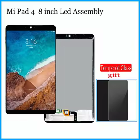 New 8" inch For Xiaomi Mi Pad 4 MiPad4 Mipad 4 MIUI LCD Display + Touch Screen Digitizer Full Assemb