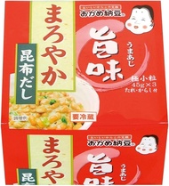 Okame Natto Mellow Umaji Mini ถั่วนัตโตะญี่ปุ่น แพ็ค 3 ถ้วย (45g x 3)  ถั่วเน่า นัตโตะ รสละมุน ต้นตำ