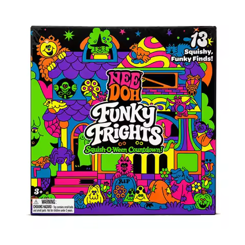 NeeDoh 2026 Funky Frights Squish-O-Ween Countdown or Individual Pieces