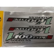 Decal Suzuki Address V100