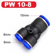 Pipe Fittings Plastic Pneumatic Connector Fitting Quick Push For Air Water Connecting PY PW Connect 