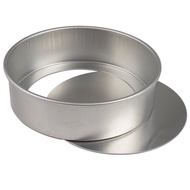 Aluminium round cake tin with removable base 6/8/9/10 inch