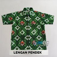 Seragam Batik MI / SD MADRASAH HIJAU Motif LUGINA