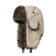 Topi Rusia Musim Dingin Topi Ushanka Russian Hat Bomber Bulu
