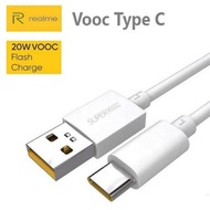 Realme VOOC Flash Charger 5V/4A Type C Cable USB