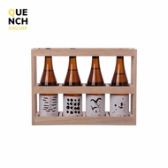Sake Tasting Set 100ml (Junmai Ginjo Sake, Ginjo sake Fufufu, Junmaishu Utoto, Honjozo sake Bibibi)