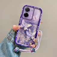 New Phone Case Redmi A5 A3 A2 A1 POCO C71 C61 Aesthetic Kawaii 3D Doll Floral Butterfly Avocado Patt