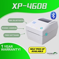 Xprinter XP460B Thermal Printer USB Bluetooth (Mac &amp; Windows) Phone PDF Printing Waybill Barcode Shipping Label Printer