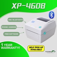 Xprinter XP460B Thermal Printer USB Bluetooth (Mac & Windows) Phone PDF Printing Waybill Barcode Shi