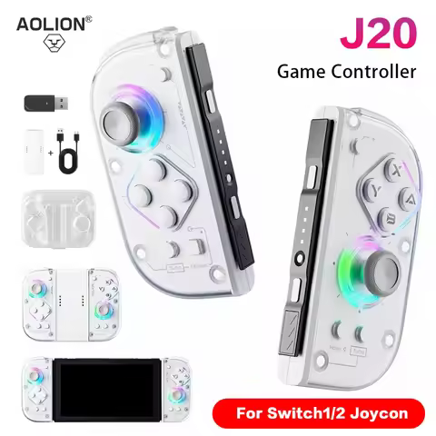 Aolion J20 Pro Wireless Gamepad For Nintendo Switch Joycon Left And Right Motion Sensing Custom For 