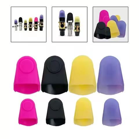 Saxophone Mouthpiece Cap Rubber Clarinet Mouthpiece Protective Cap Head For Alto Tenor Soprano Sax S