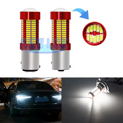 20Pcs Motorcycle LED H4 H6 BA20D COB Chips H6 BA20D H4 P15D Headlight Blubs 6000K 800LM RGB Scooter 