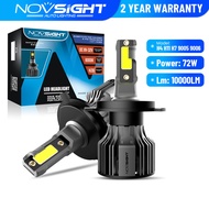 Novsight N39 H4 H11 9005 Car LED Headlight 6000K White Light 9006 h7 h1 h3 9004 9007 9012 880 881 ca