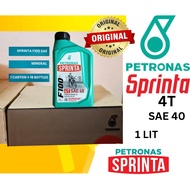 Petronas F100 SAE 40 SG CARTON Minyak Hitam Engine Oil Yamaha Honda Ducati Superbike 100% Original P