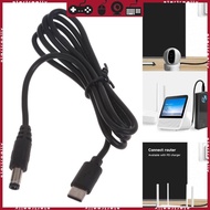 STA Type-C USB C to DC5521 Charge Cable 5 5X2 1mm Connector 9V 12V 15V 20V Power Cord for Routers La