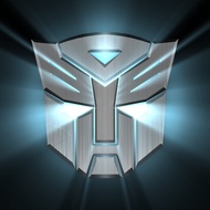 TRANSFORMERS "reflective sticker" 10cm X 10cm