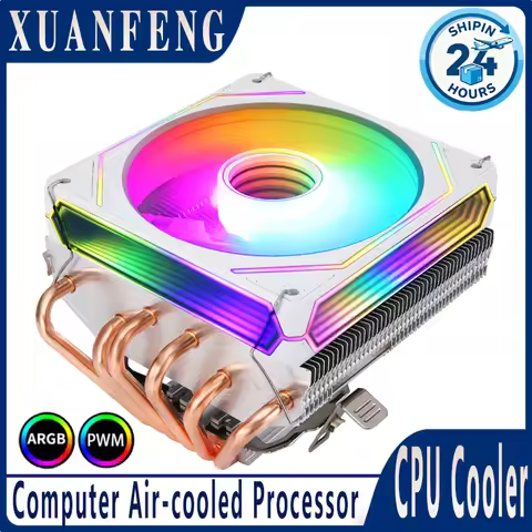 XUANFENG 6 Heat Pipe Horizontal Cooler CPU Processor Air-cooled 120mm Argb Fan CompatibleLGA1700 120