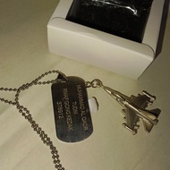 LIMITED EDITION FICTIONAL CHARACTER AL QADR ARMY NECKLACE + JET ALLOY