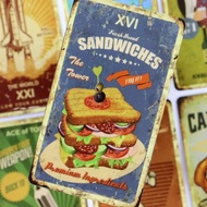 10.3*6cm Rustic Fortune Tarot Deck Based on Vintage Ads To Represent The Common Folk Life and Values