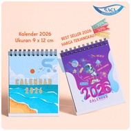2026 Mini Desk Calendar / Aesthetic Calendar / Cute Motif Material Calendar 2026