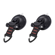 Benustra Heavy Duty Suction Cups Hooks for Glass Window, Strong Vacuum Suction Cups Anchor with Hook