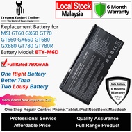 MSI Laptop Battery BTY-M6D 7800mAh for MSI GT60 GX60 GT70 GT660 GX660 GT680 GX680 GT780 GT780R Gamin