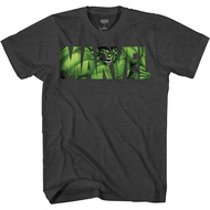 Marvel Hulk Logo Fill Graphic T-Shirt For Adults