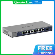 Netgear | Netgear 8-Port 10g Fiber Optic Switch Hub Gigabit Lan Small Metal Case Gs108X