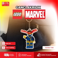 Premium Acrylic DurableKeychain – LEGO MARVEL XMAN Acrylic KEYCHAIN | Eayadvertising