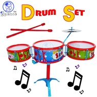 Spence Drum Set w/ 3 Drums and Cymbal RIC (0948SP) Raion Musical Instruments Toys for Kids