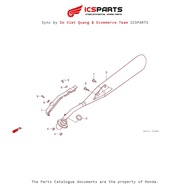 Exhaust Muffler (F16-A) HONDA Super Dream (C100 M1-M4-M6) Parts Catalogue