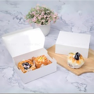 (100 Sheets) Snack Box White 12x16x6 Cm./No.0405040 Journey Paper 12x16x6cm 100pcs No.0405040